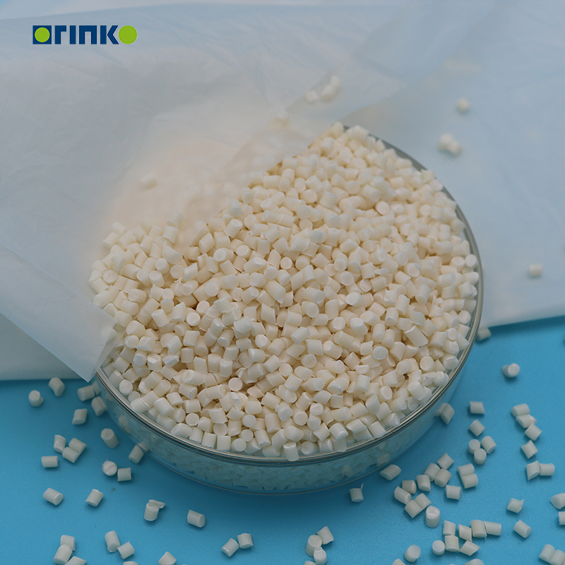 Orinko Polylactic Acid Granules with En13432 Compostable Blow Film Modified Pla Resin