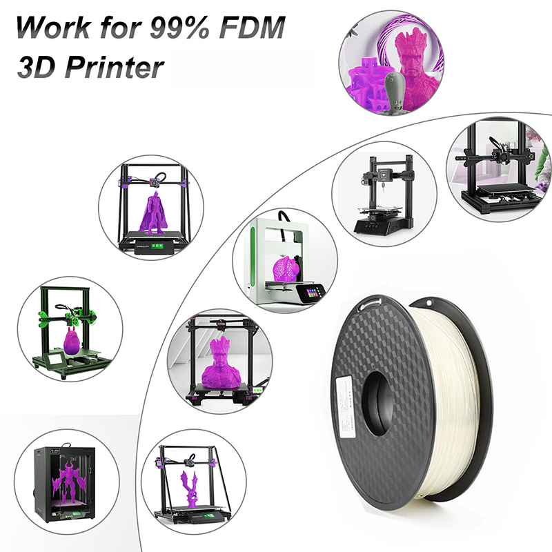 China Factory Tpu Filament 3d Printer 1kg 175mm
