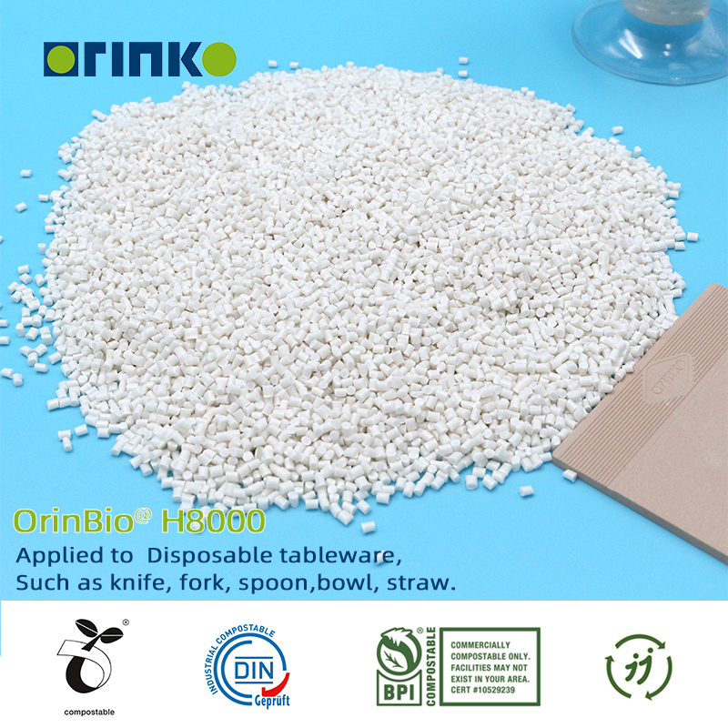 china supplier of PLA +PBAT Biodegradable Raw Material Pla Resin Granules