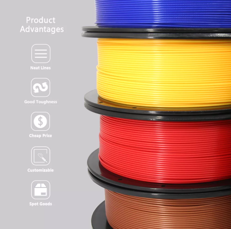  2022 Most Popular Multi-color 3D Printed Filaments PBAT PLA