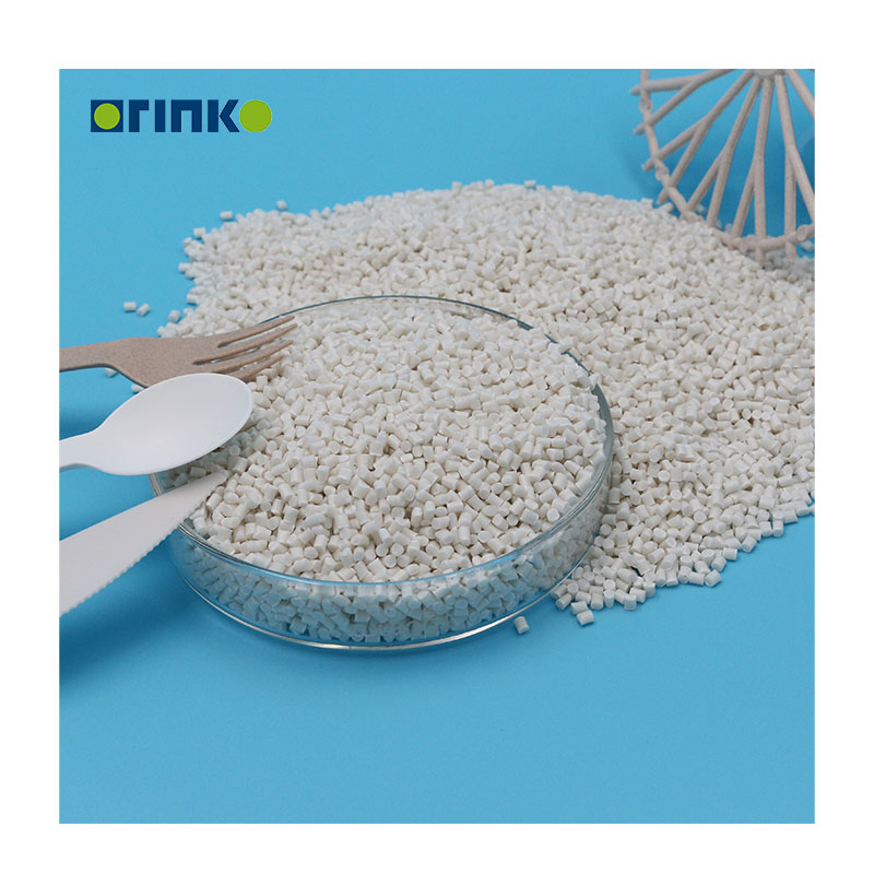 Biodegradable Polylactic Acid Pellets for Disposable Forks, Spoons, Knives and Cutlery
