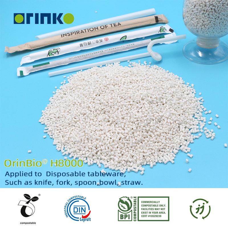 100% biodegradable bulk pla pellets with straw